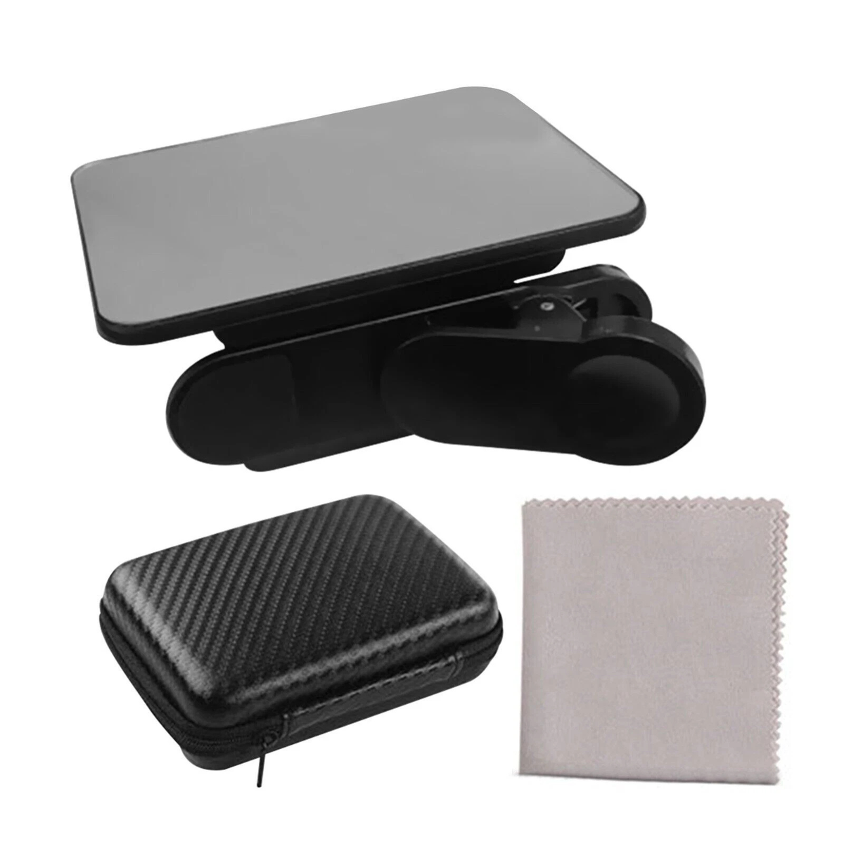 Black Mirror Smartphone Camera Reflection Tool Adjustable Angle Photography