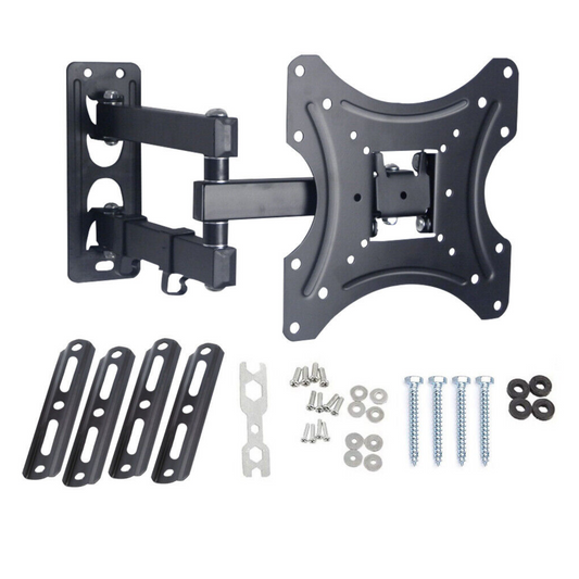 TV Wall Mount Full Motion Bracket Swivel Tilt 32 37 40 42 50 52 55 Inch LED LCD