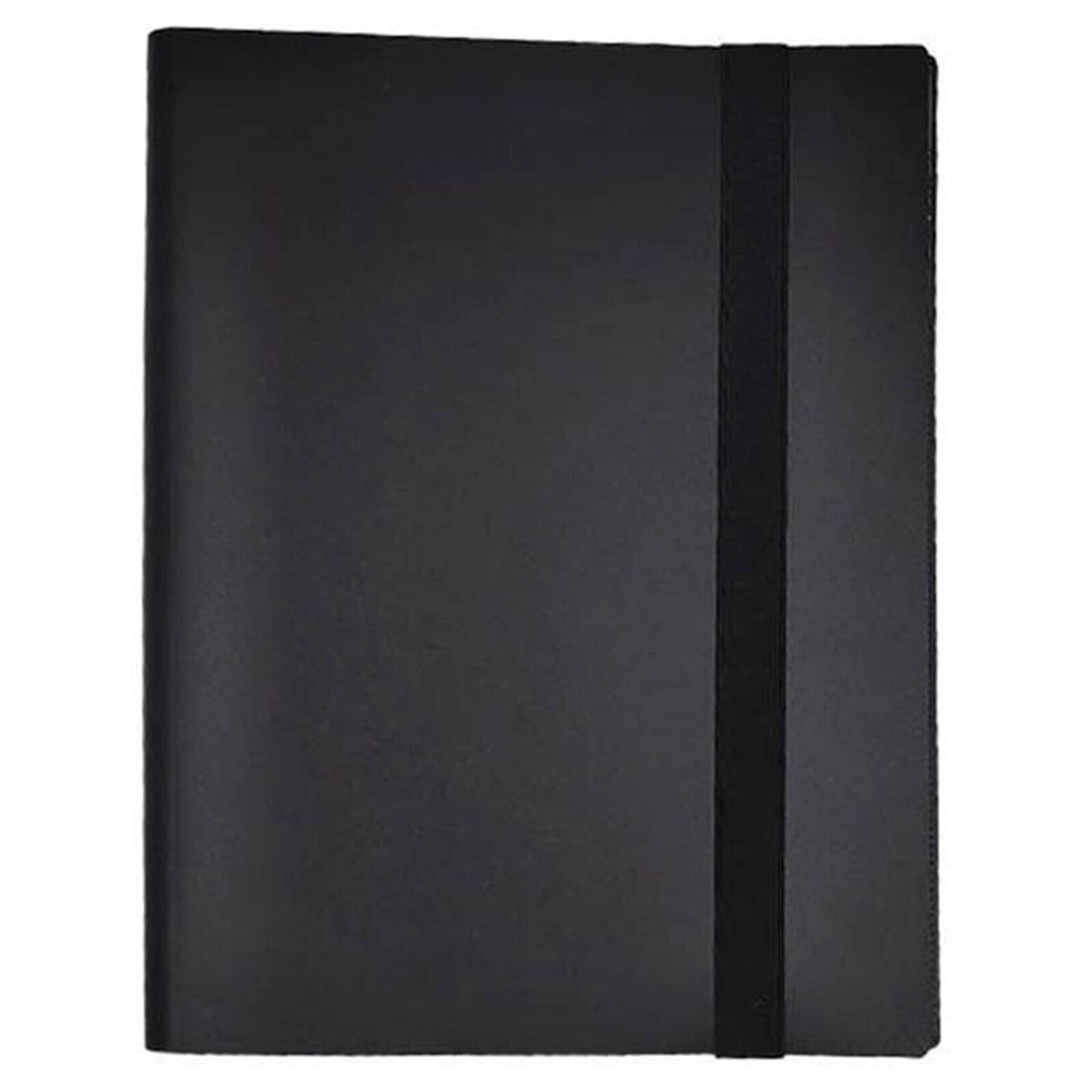 9-Pocket Trading Card Album Folder Trading Card Binder Premium 360 Cards Black