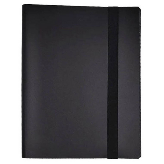 9-Pocket Trading Card Album Folder Trading Card Binder Premium 360 Cards Black