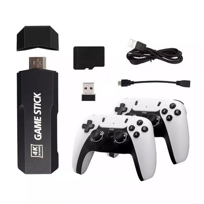 Retro Gaming Console w/ 2 Wireless Controller 58000+ 4K HDMI TV Game Stick 128GB