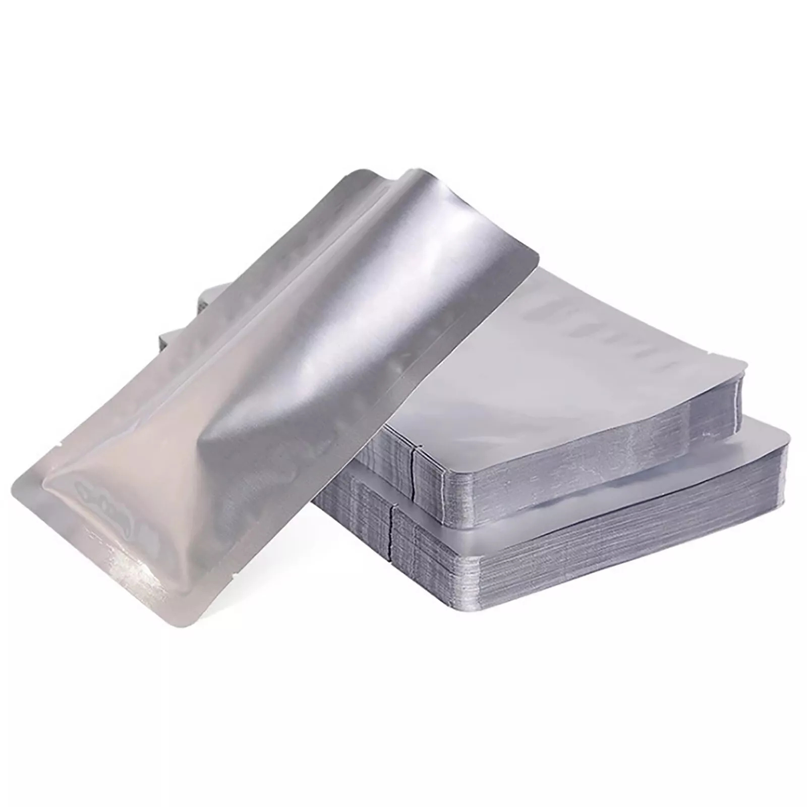 Heat Seal Food Aluminum Storage Bags Mylar Food Vacuum Foil 8x12cm 100x