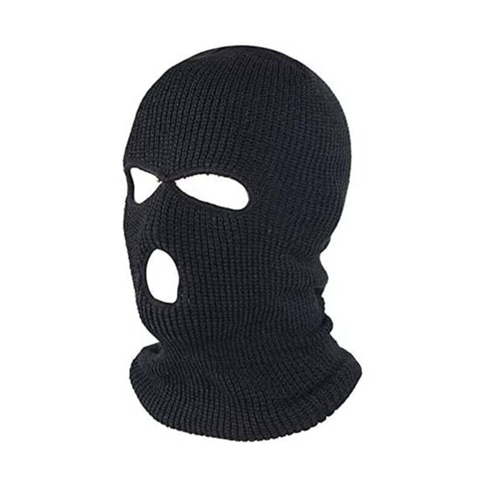 Warm Hat Hood Ski Mask Full Face Neck Winter 3 Holes Balaclava Windproof Black