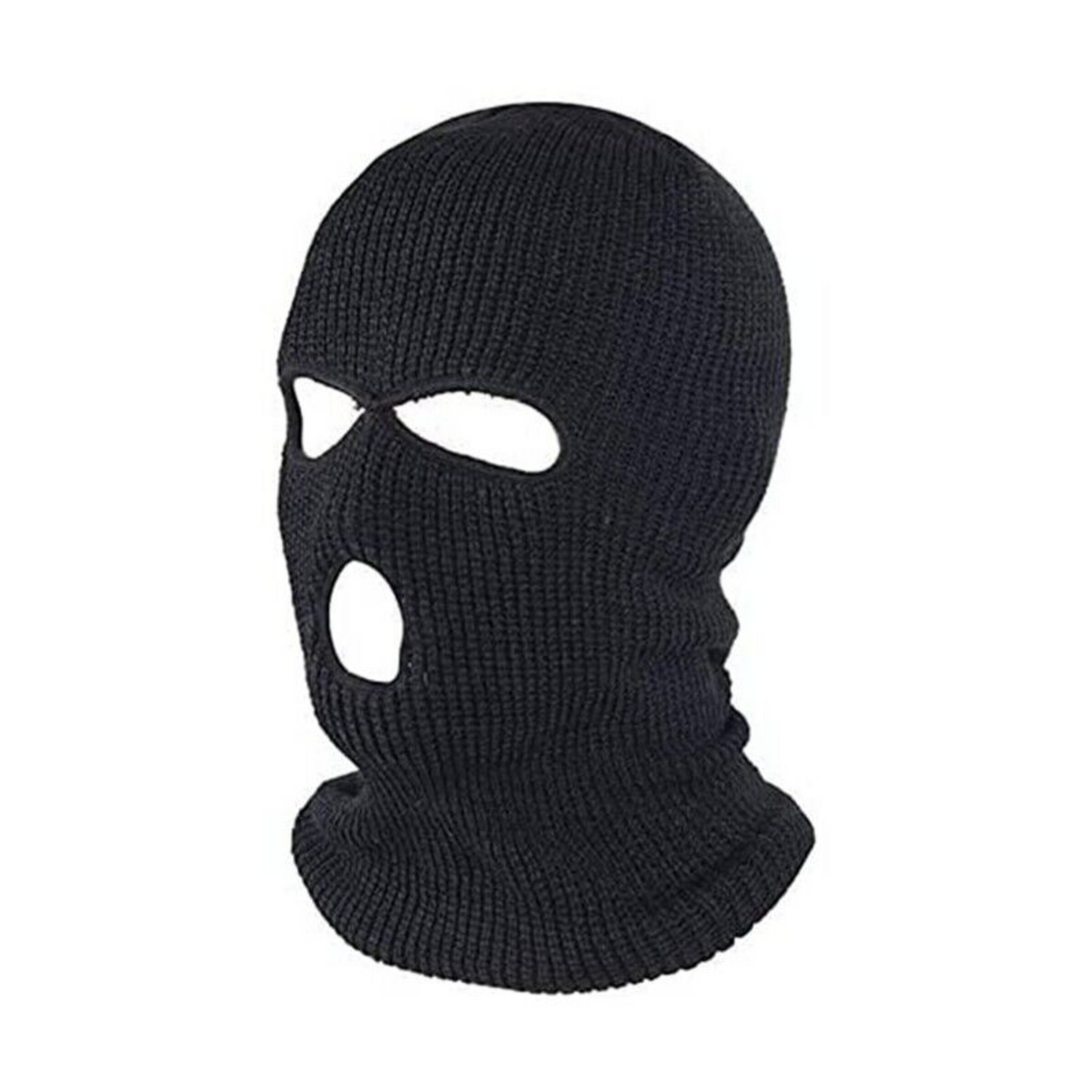 Warm Hat Hood Ski Mask Full Face Neck Winter 3 Holes Balaclava Windproof Black