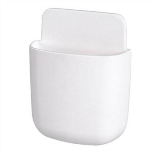 TV Wall Mounted Organizer Remote Control Storage Box 2pcs White Case