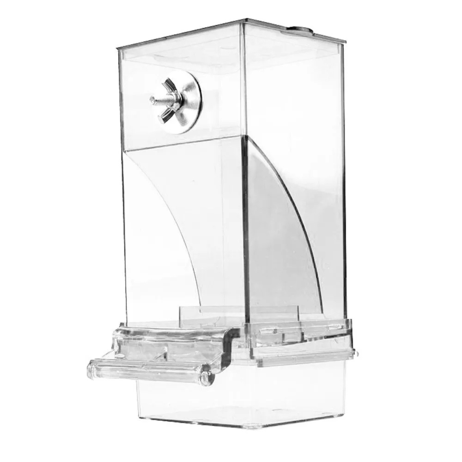 Automatic Parrot Canary Cockatiel Bird Feeder Cup No Mess Bowl Auto Cage 2x