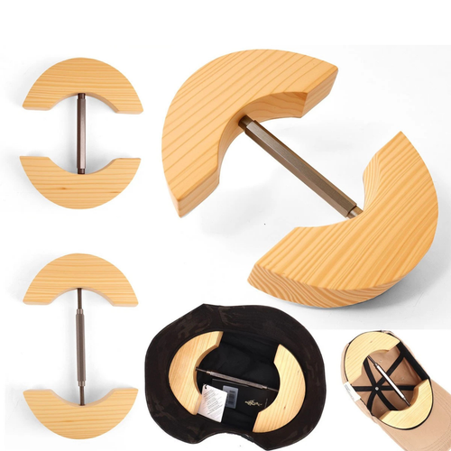 Hat Stretcher Adjustable Wooden Extender Cap Size Tool Accessory Headgear Use