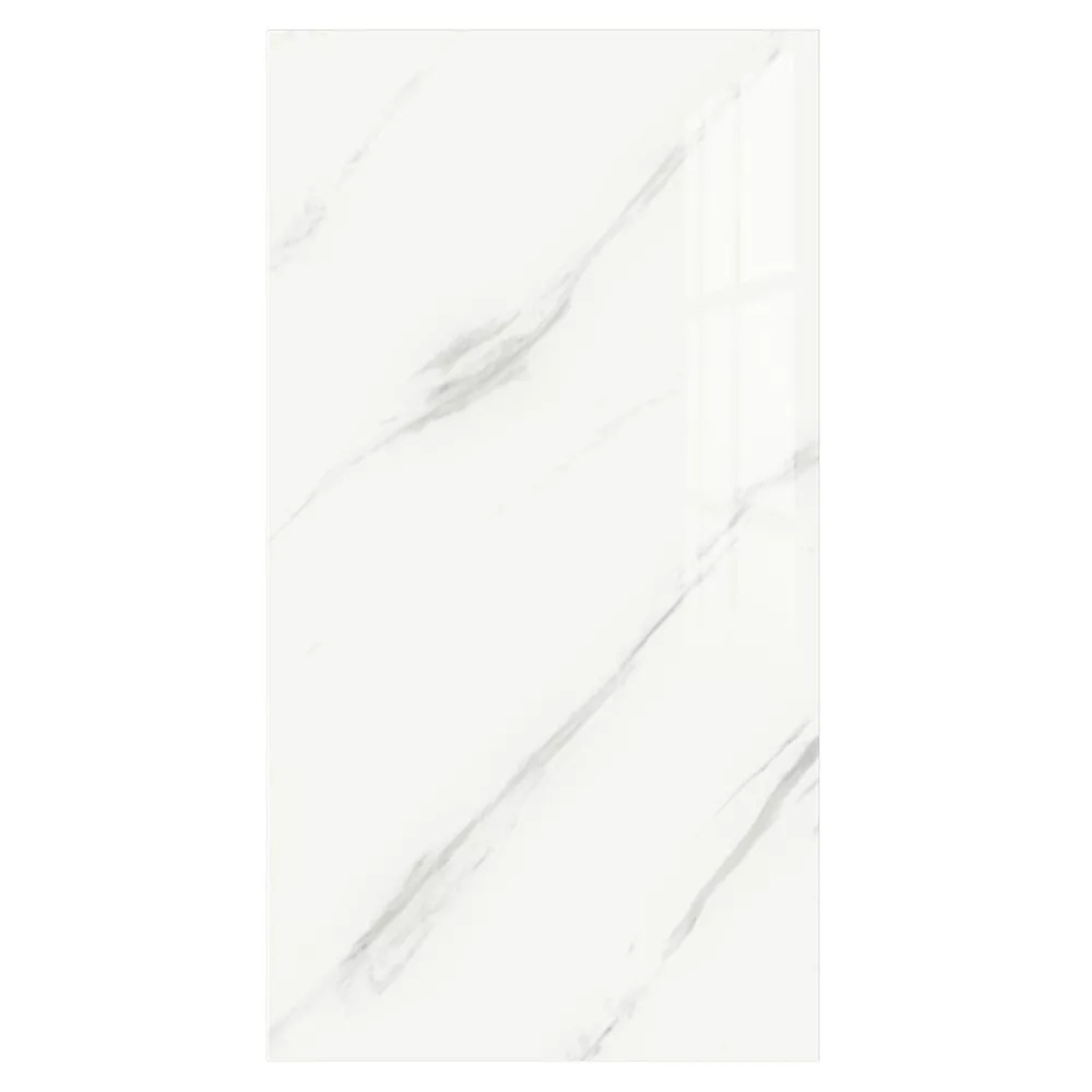 Floor Kitchen Bathroom Self-Adhesive Marble Tiles Sticker Stick On White 10x