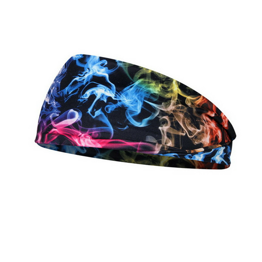 Hair Band Wide Turban Women Elastic Yoga Bandana Smoggy Sports Head Wrap