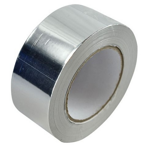 48mm Aluminium Foil Adhesive Sealing Tape Heating Duct Silver Repairs