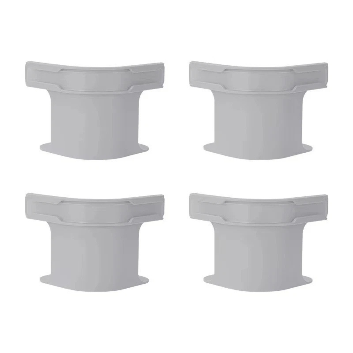 Heavy-Duty Bed Sheet Holders Grey 4x with Lock Strips Secure Fit