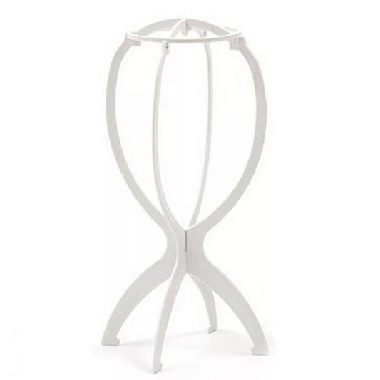 White Wig Hair Tool Display Holder  Folding Hat Cap Stand Stable