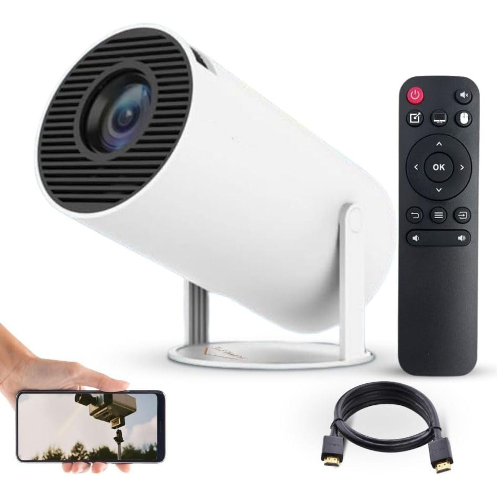 Bluetooth Home Theater HDMI For Android 11 Mini Portable LCD Projector 5g WIFI