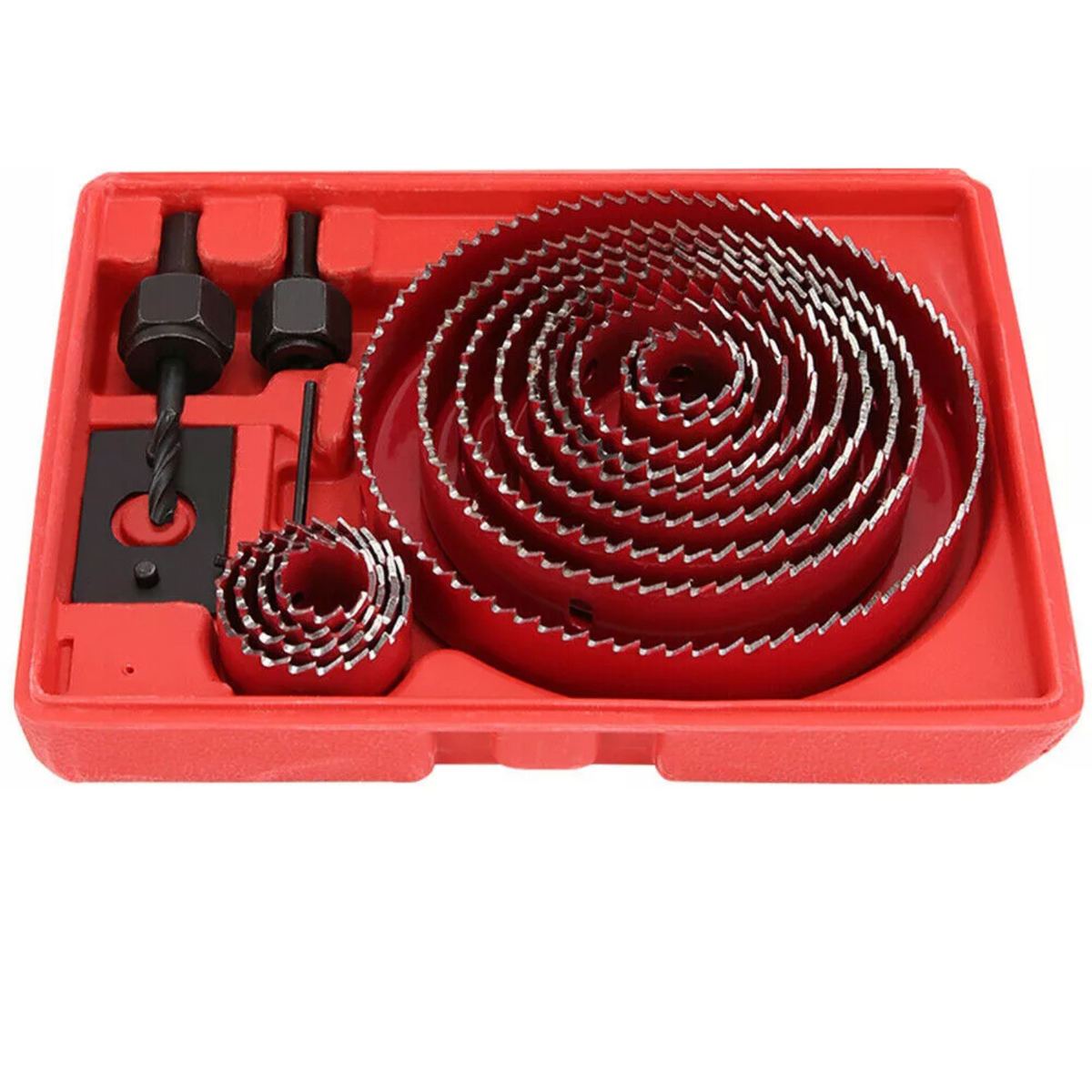 Woodworking Tool Metal Timber Wood Sheet 17x Hole Saw Drill Bit Kit Set Holesaw