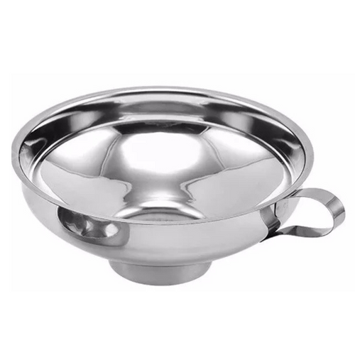 Detachable Mouth Canning Kitchen Stainless Steel Funnel Hopper Filter Small