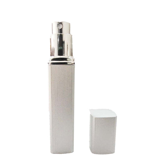 Refillable Scent Bottle 12ml Travel Portable Mini Perfume Spray Atomiser Silver