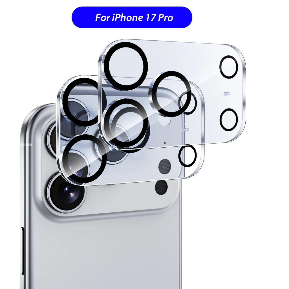 iPhone 17 Pro Tempered Glass Screen Protector Anti-Scratch Film