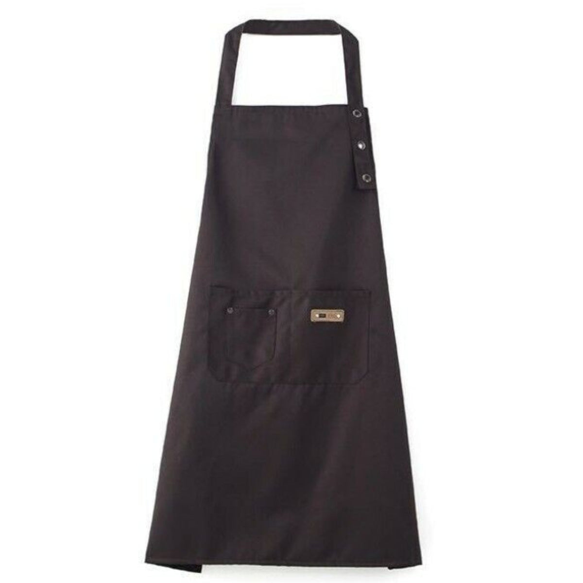 Black Adjustable Waterproof Kitchen Chef Waiter Canvas Apron Washable Strap