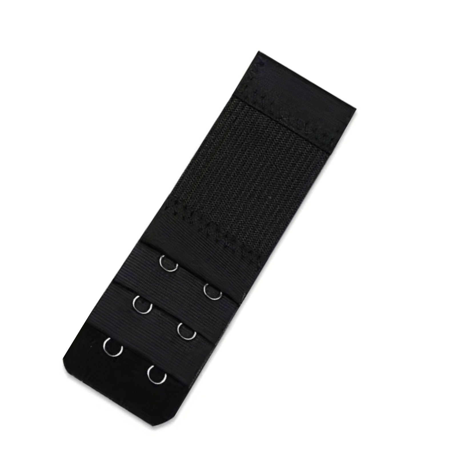 2 Hooks Ladies Plus Size Clip On Bra Extender Extension Maternity Strap Black