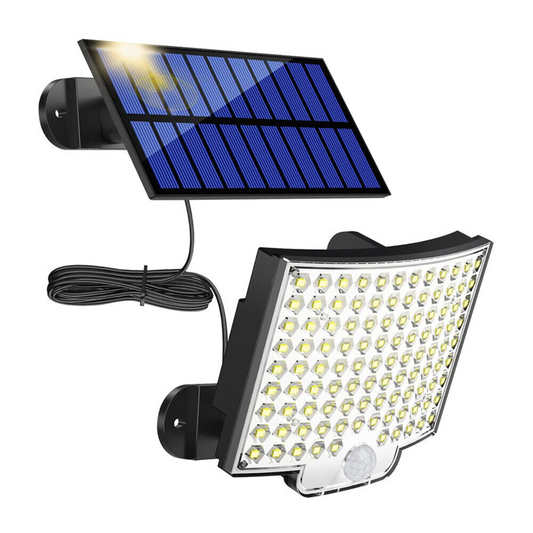 IP65 Wall Security Garden 106 LED Solar Motion Sensor Light Outdoor Flood Lamp