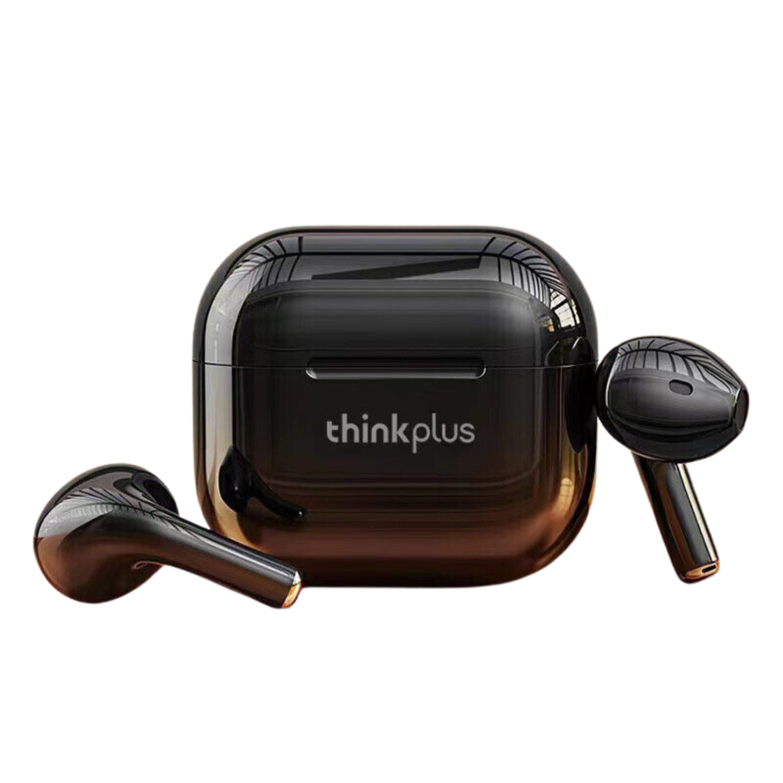 Black Wireless Earphones Bluetooth Headphone  with mic Lenovo LP40 TWS