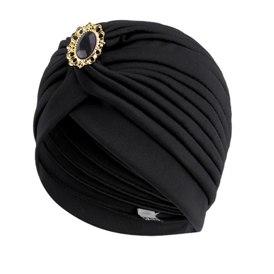 Black Headband Accessory Indian Hat Twist Style Hair Fashion Accessory