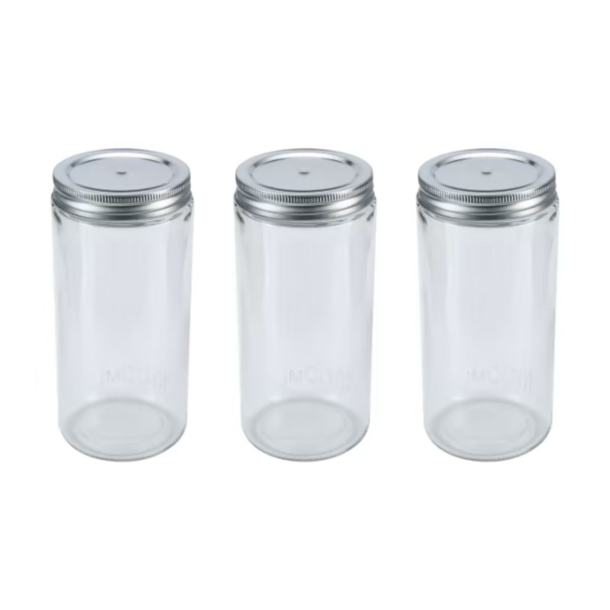 1000ml Mason Jar 3pcs Empty Jar Preserve Bottles Storage Spice Canning Jars
