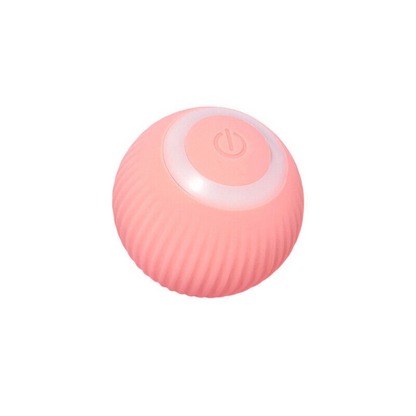 Pink Self-Moving Interactive Toy Smart Automatic Rolling Ball Pet Electric