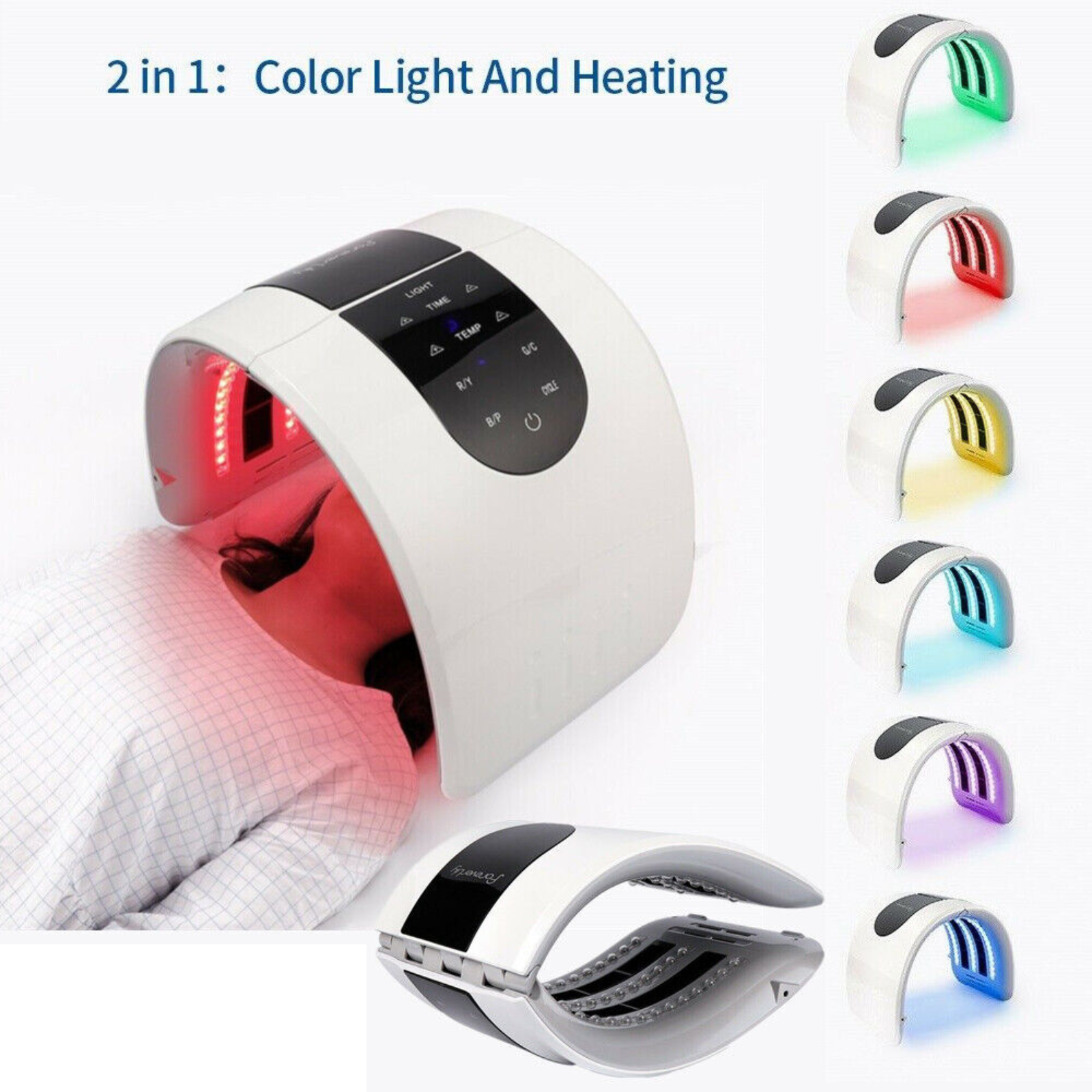 Machine Facial Body Skin 7 Colors Photon LED Light Therapy Rejuvenation