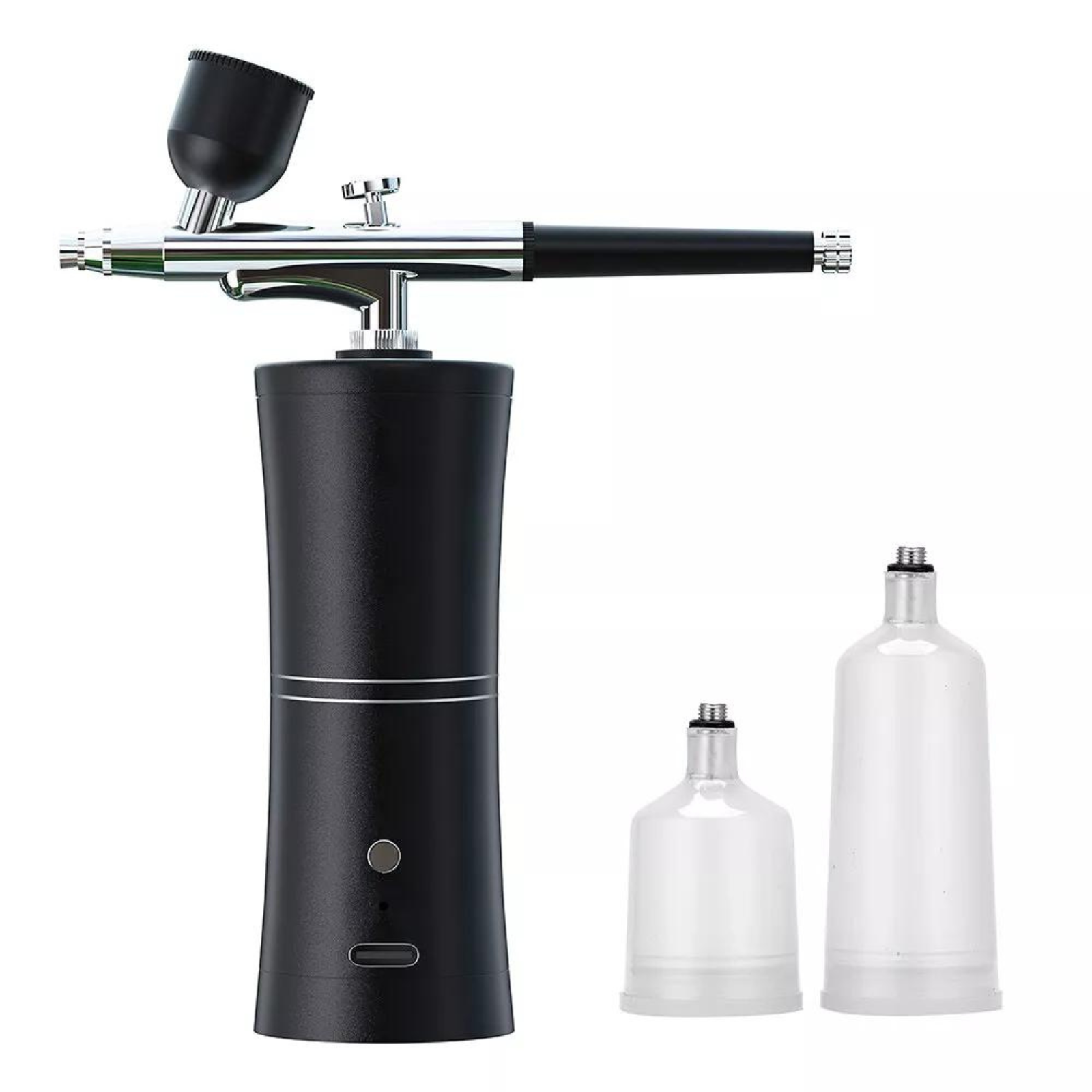 Air Brush Compressor Kit Spray Gun Action Nail Paint Tattoo Dual Action