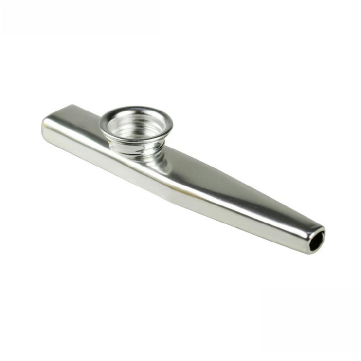 Diaphragm Mouth Flute Harmonica Party Kazoo Ukulele Guitar Partner Flute  Silver