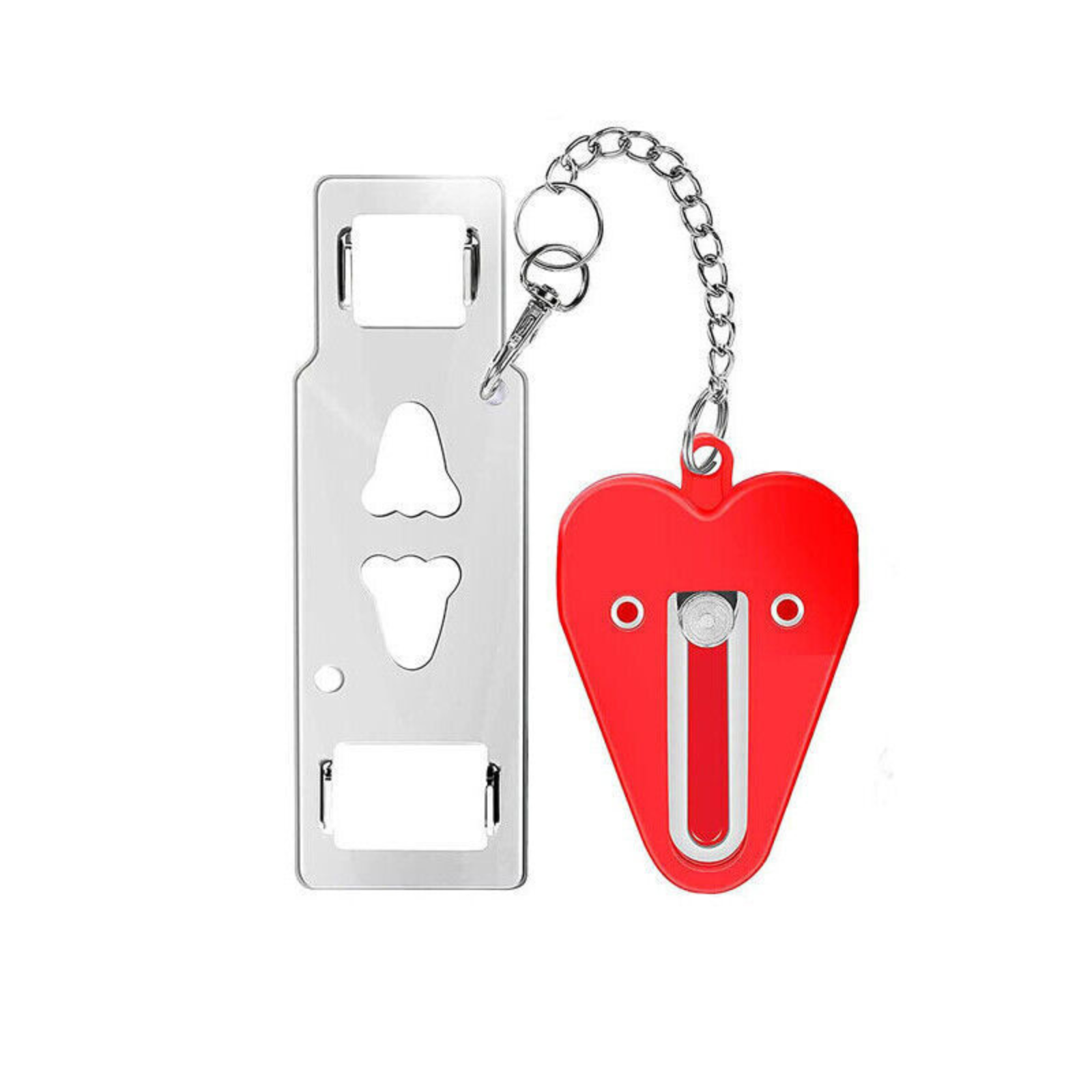 Safety Security Addalock Hotel Home Safe Lock Red Portable Door Lock Travel