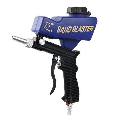 Gravity Sand Blaster Gun Portable Pneumatic Tool Surface Cleaning Device