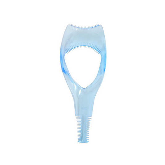 Blue Curler Lash Comb 3 In 1 Eyelash Mascara Makeup Protect Tool Applicator