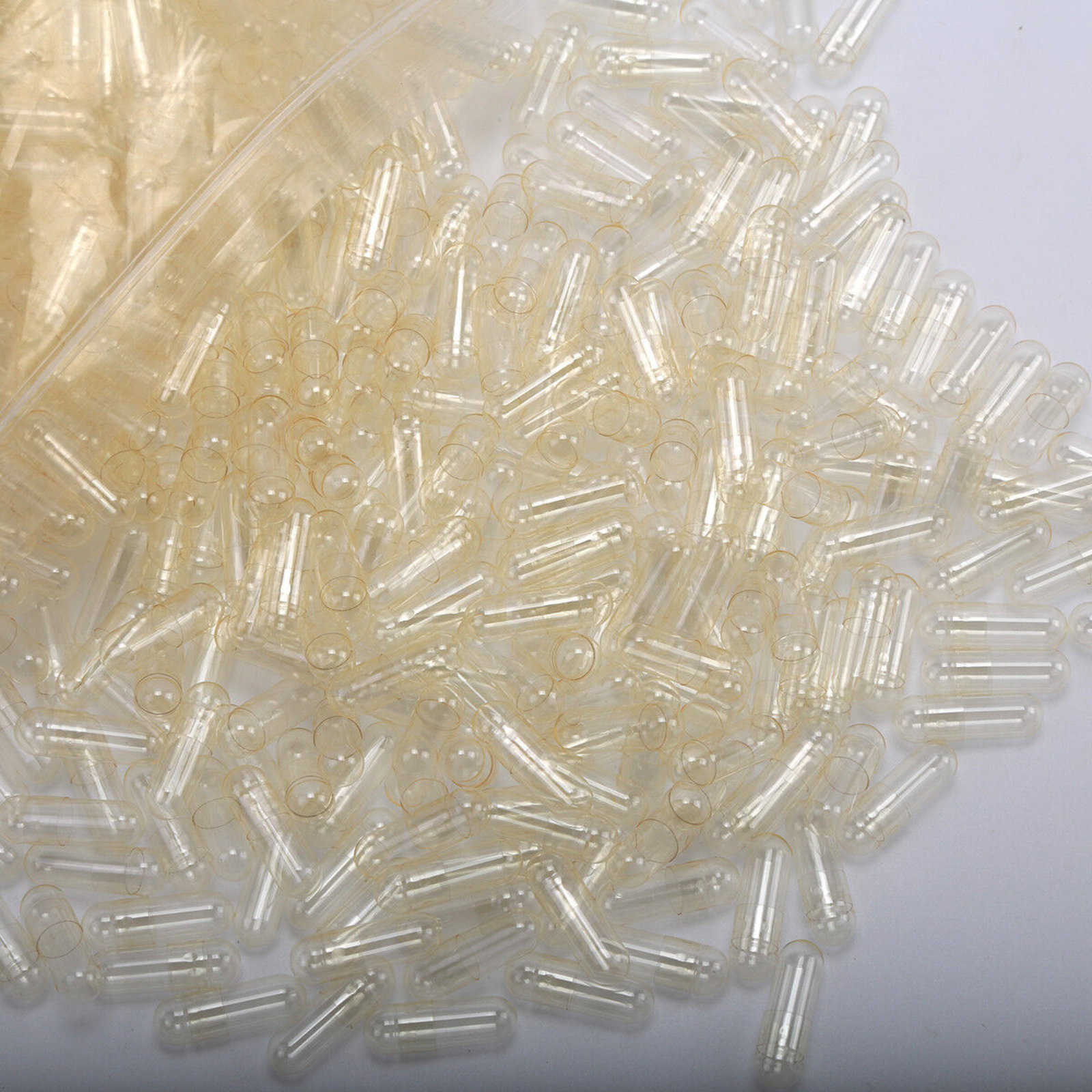 1000x Size 0# Clear Kosher Gel Medicine Pill Vitamins Empty Hard Gelatin Capsule