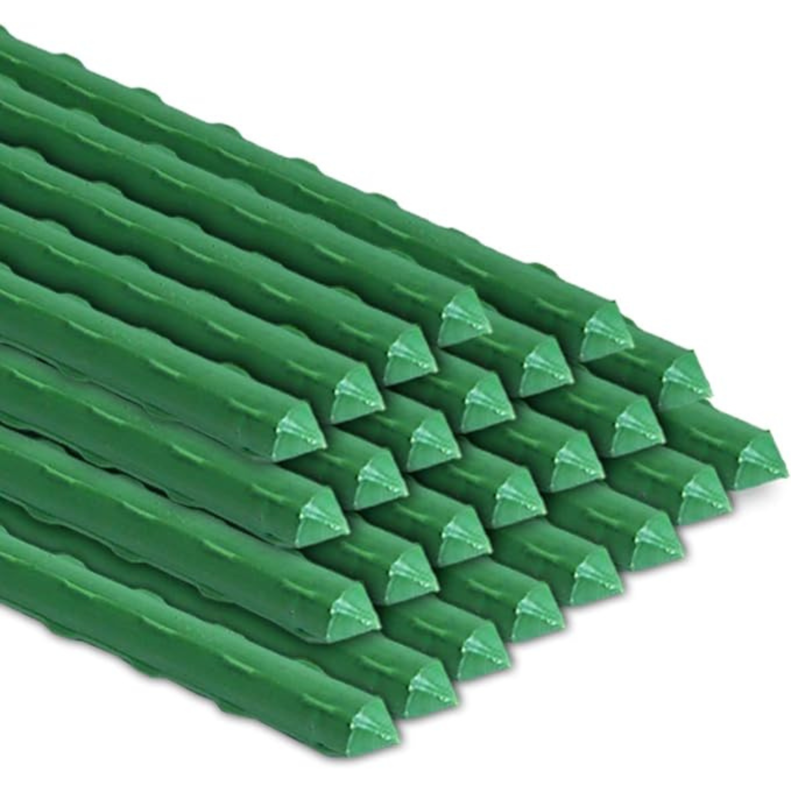 Plastic Coated Steel Pipes 12pcs 16mm X 180cm Garden Stakes