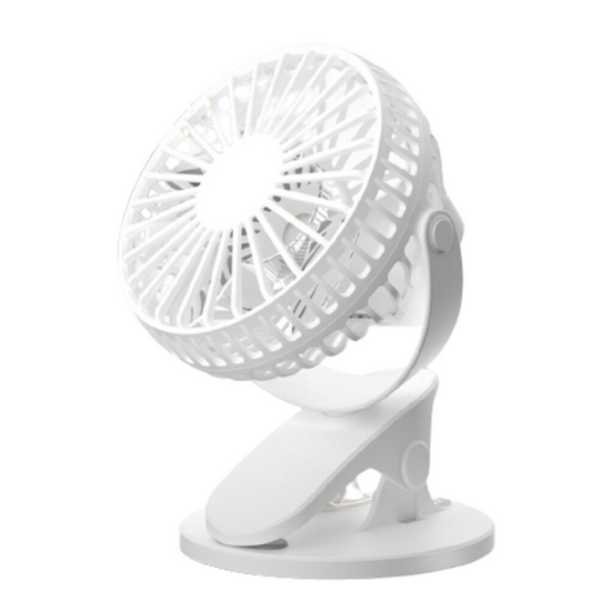 Rechargeable Clip On Desk Portable 360° Mini Fan Travel USB Pram Car Cooling Fan