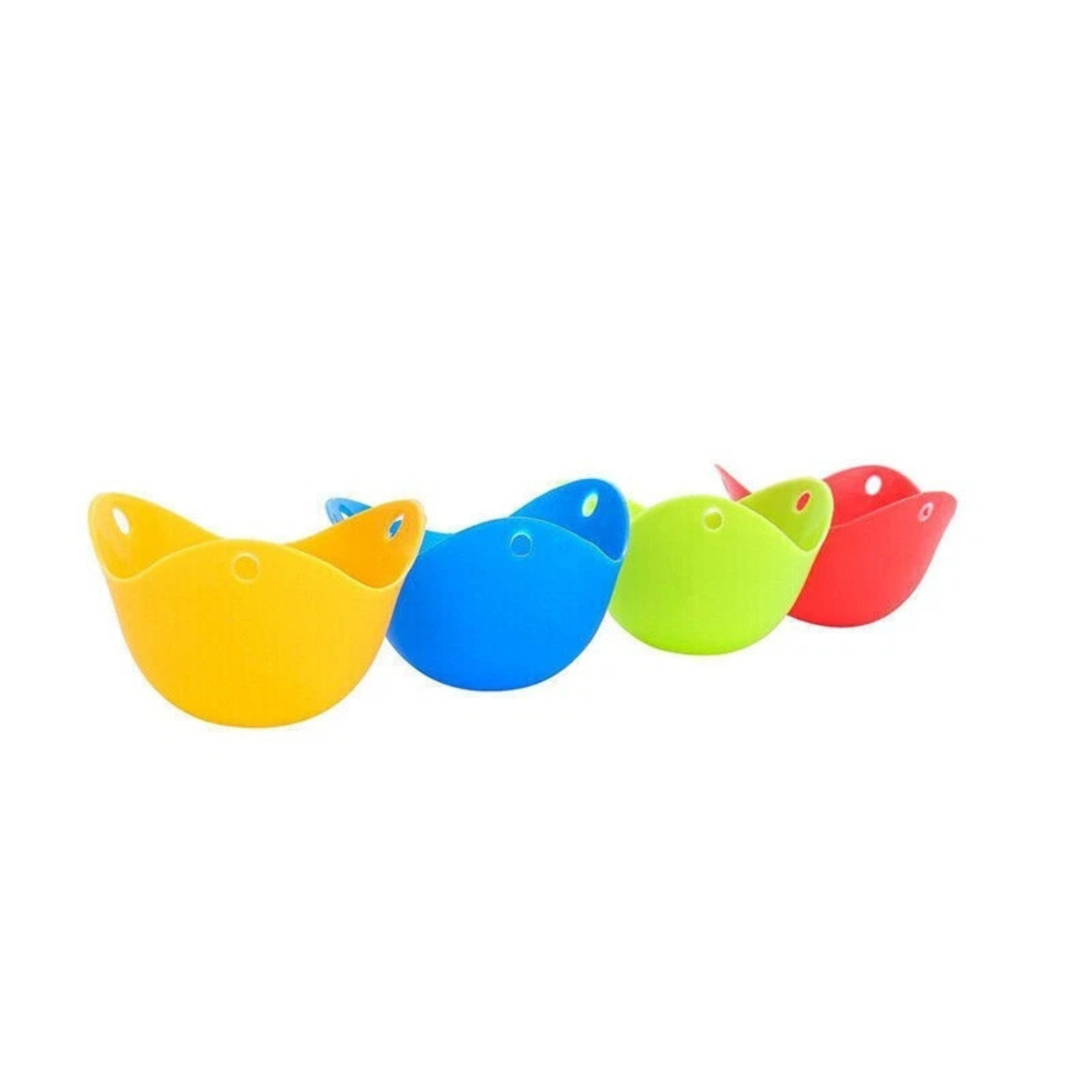 Poached Cups Moulds For Kitchen 4Pcs Silicone Egg Poacher Poaching Pods Pan