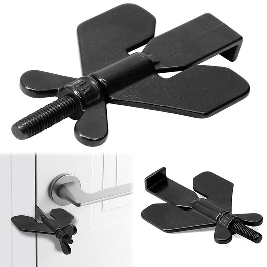 Addalock Safe Lock Portable Door Lock Hotel Home Safety Travel Security Black