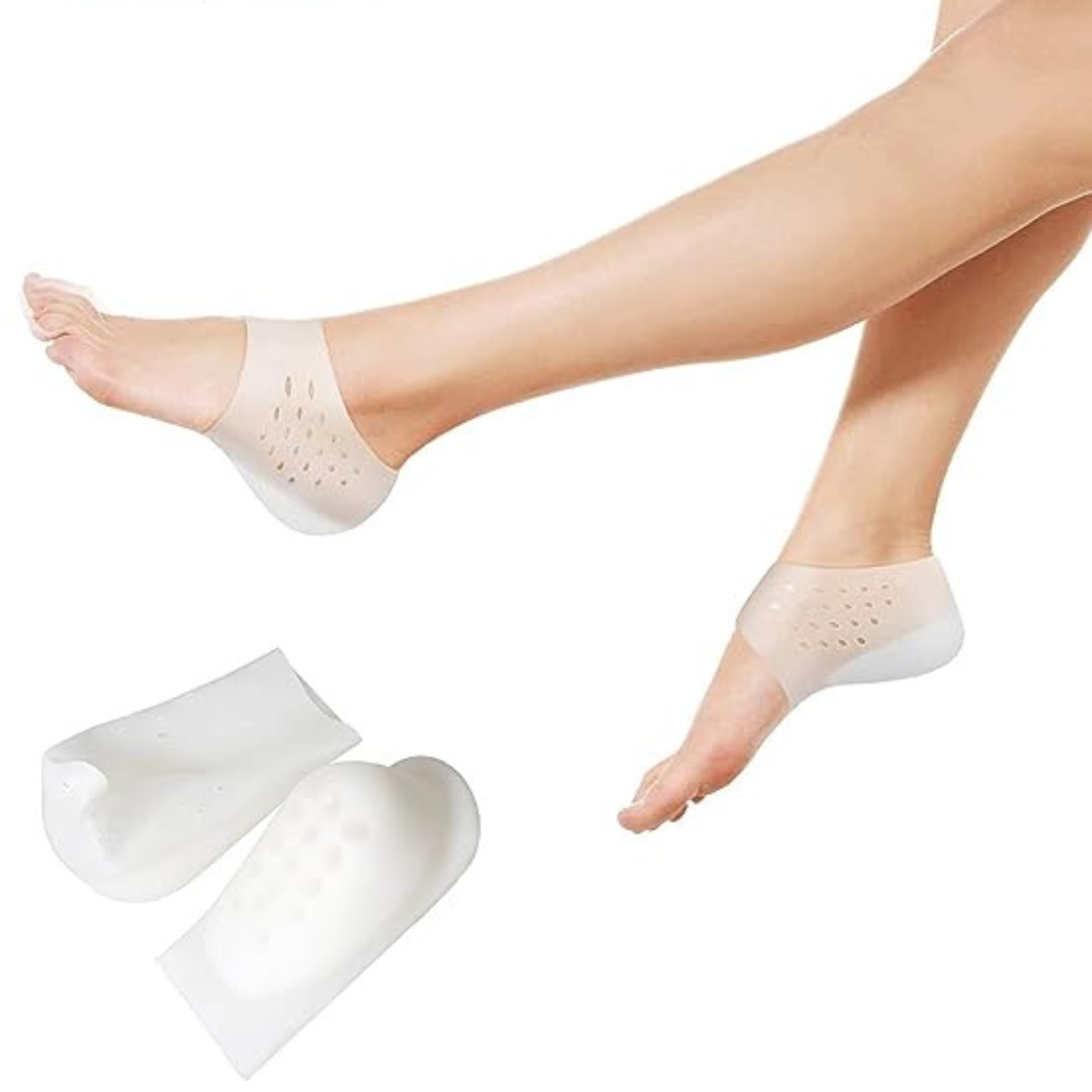 Increase Insole Pain Relieve Sock Liners Invisible Height Lift Heel Pad
