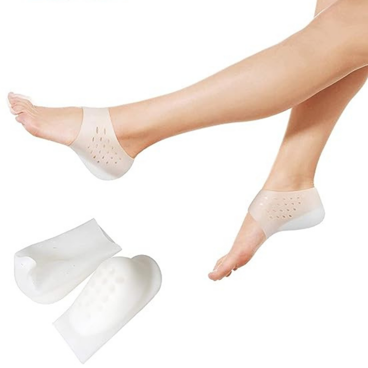 Increase Insole Pain Relieve Sock Liners Invisible Height Lift Heel Pad