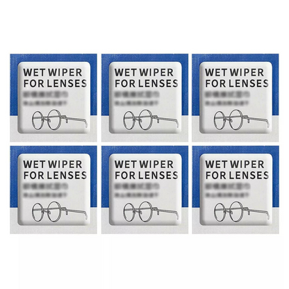 Lens Disposable Anti Fog Wet Wipes Cleaning 100Pcs Glasses Cleaner