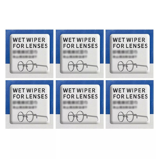 Lens Disposable Anti Fog Wet Wipes Cleaning 100Pcs Glasses Cleaner