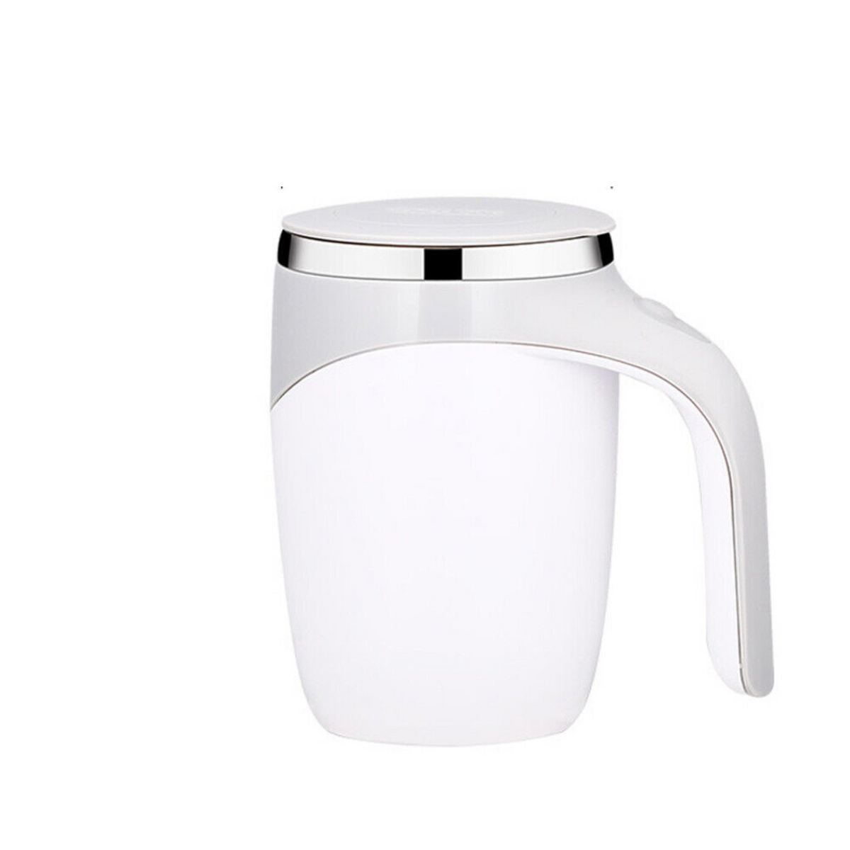 Automatic Electric Coffee Milk Tea Self Stirring Mug Auto Mixing Stir Cup White