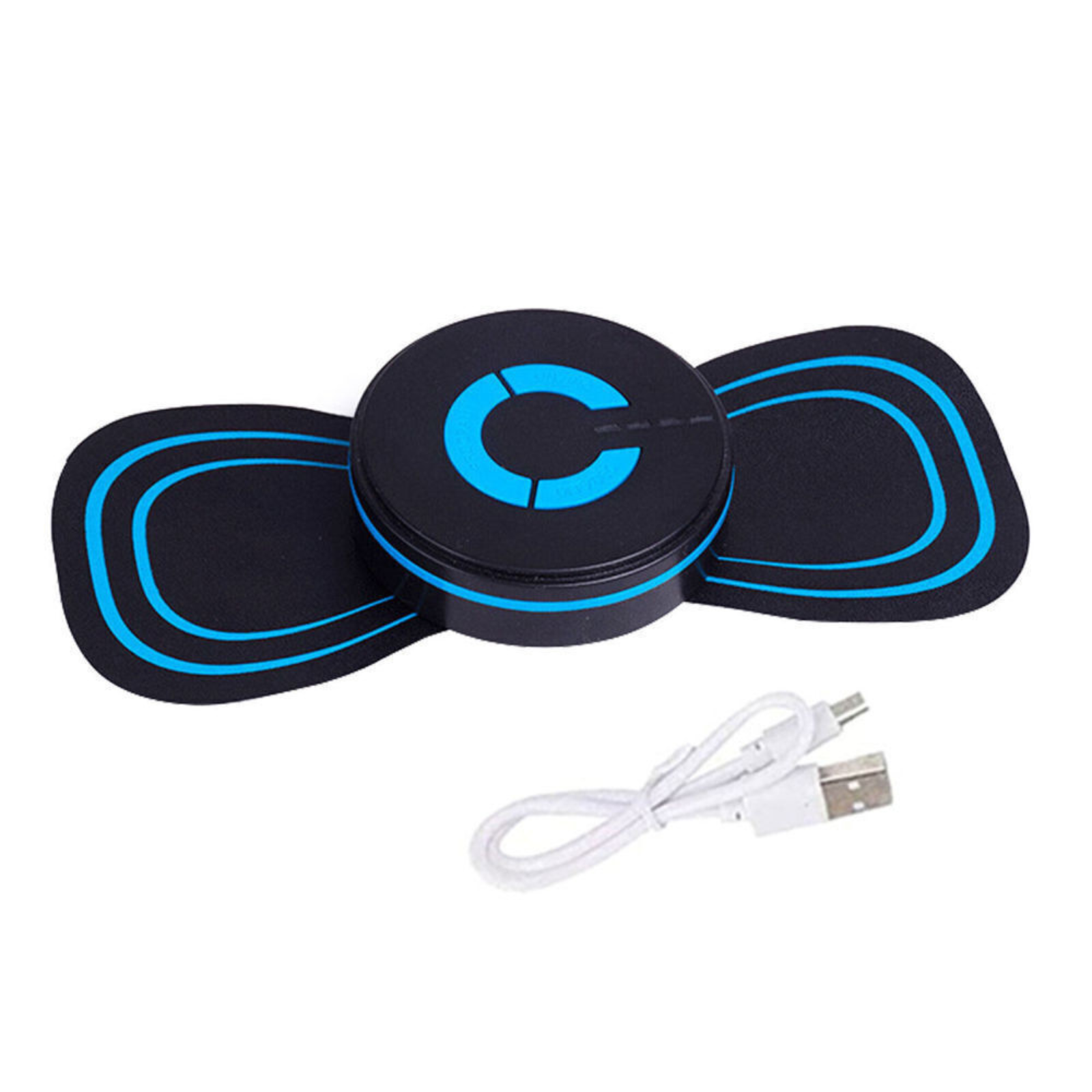 Portable Cervical Massage Patch Mini Electric Back Neck Massager EMS Relief Pain