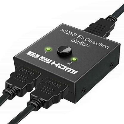2 In 1 In Out UHD 4K Bi Direction Hub HDMI 2.0 Switcher Splitter Hub HDCP 3D