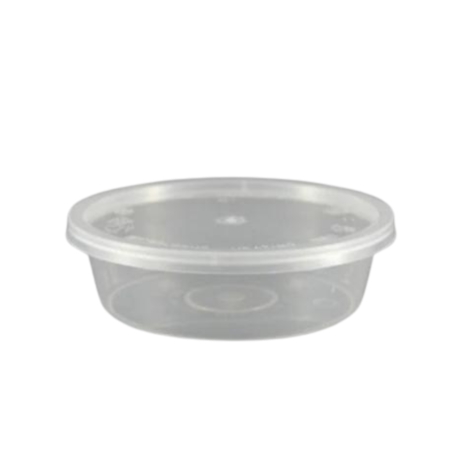 Reusable Takeaway Plastic Storage Tubs Premium Round Plastic Food Container 10oz