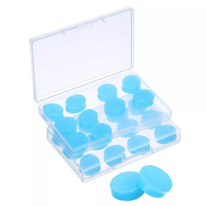 Anti Snore Moldable Ear Plugs Adjustable Sleep 12Pcs Soft Silicone Comfortable