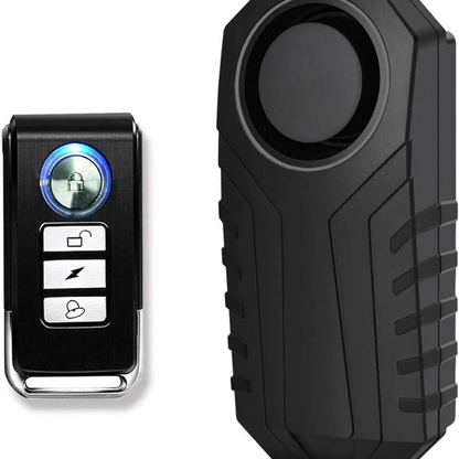 Loud 113dB w/Remote Control Anti-Theft Vibration Wireless Bike Motorcycle Alarm