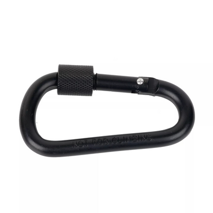 Key Chain Clip Lock Camping Keyring D-Ring Screw Aluminum Snap Hook Carabiner 5x